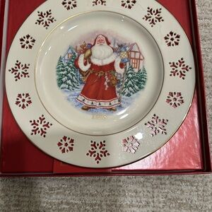 Lenox Santa Decorative Plate